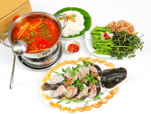 Lẩu cá Lăng Măng Chua 